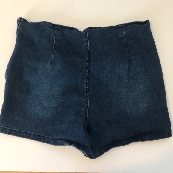 Eighty Two High-Waist Denim Mom Shorts Sz 13 - Picture 7 of 8